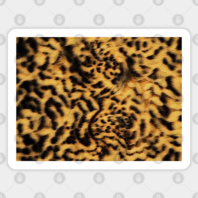 Leopard print lace Sticker by Khala